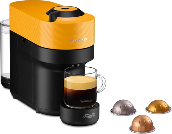 Nespresso Vertuo POP ENV90.Y -kapselmaskin, gul Nespresso Vertuo POP ENV90.Y -kapselmaskin, gul