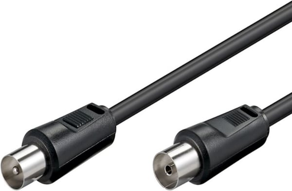 Fuj:tech antennkabel, 2 m, svart