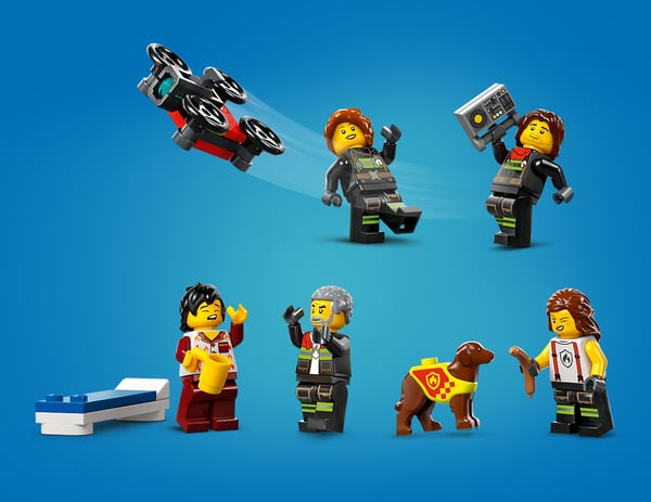 LEGO City Brandstation med brandbil Lekset 60414