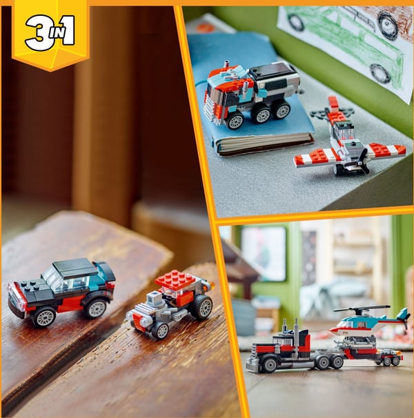 LEGO Creator Flakbil med helikopter Leksak 31146