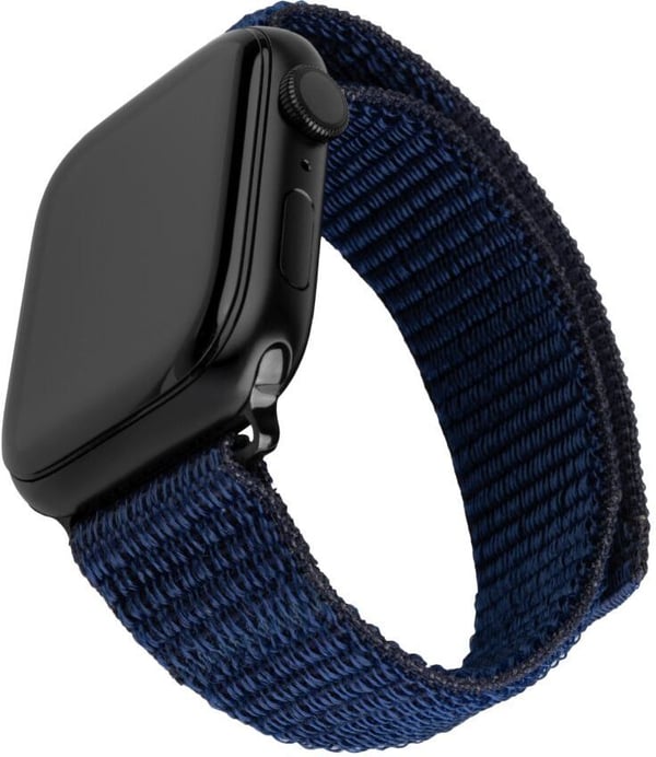 Fixerad nylonrem för smartklocka, Apple Watch Ultra 49 mm, mörkblå