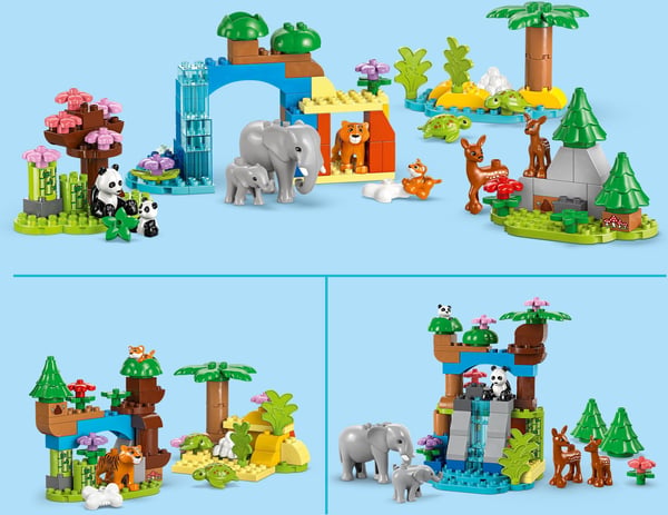 LEGO DUPLO Stad 10446 – 3-i-1 djurfamiljer