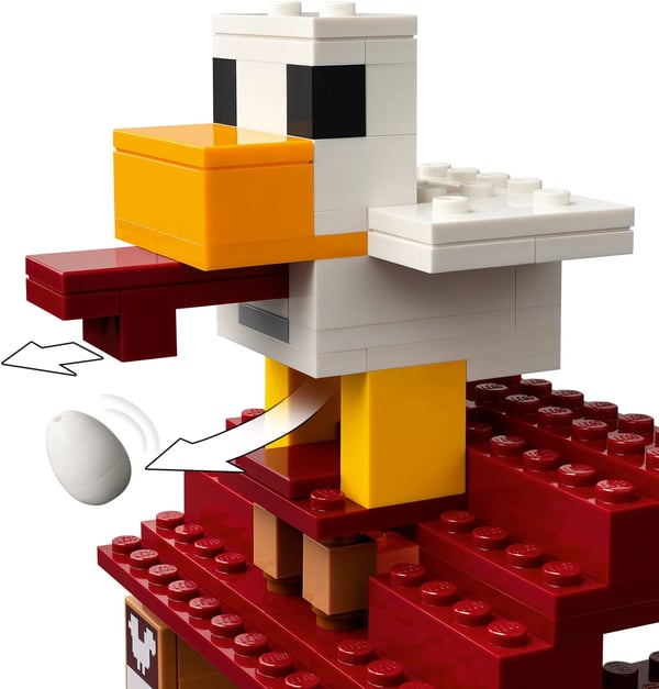 LEGO Minecraft 21273 – Hornanfén attack på byn med luftballong