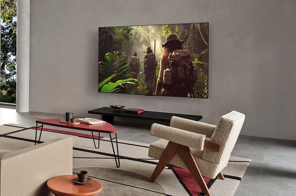 LG 55'' OLED evo G5 – 4K TV med väggfäste
