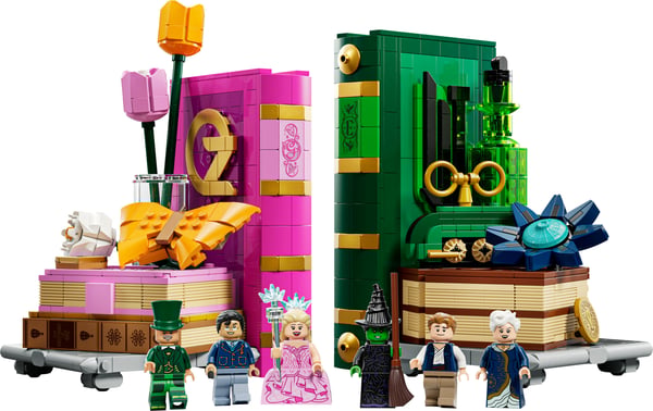 LEGO Wicked 75691 Glinda och Elphaba bokstöd