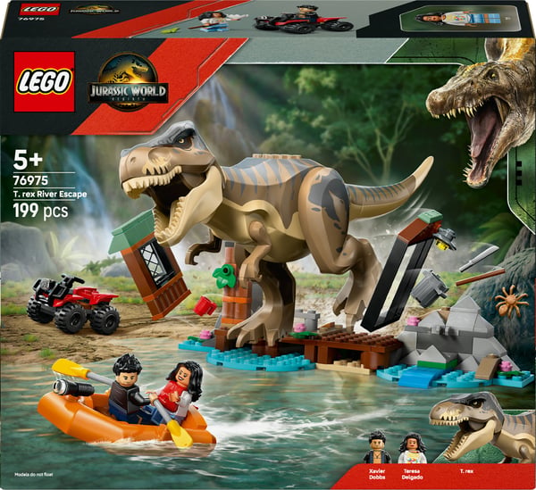 LEGO Jurassic World 76975 T. rex och flykt på floden
