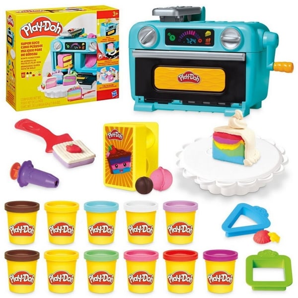 PLAY-DOH Superfyllningstårta, modellera vaxset