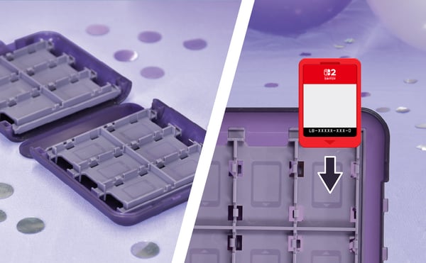 HORI skyddsfodral för 24 spelkassetter, Switch, Gengar & Mimikyu
