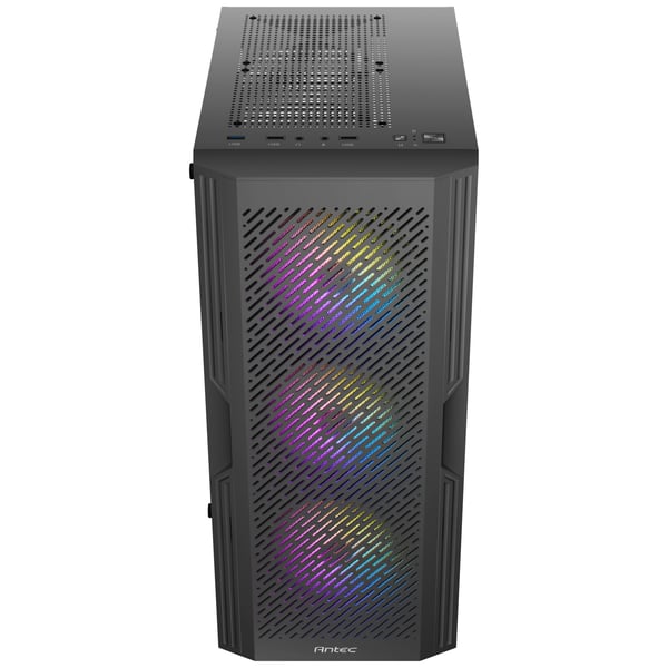 Antec AX20 ATX-fodral med fönster, svart