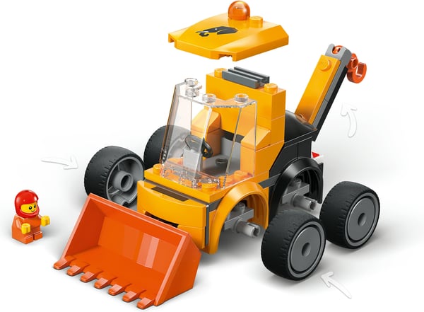 LEGO City Brick Rides 60483 Farkoster – Hjullastare