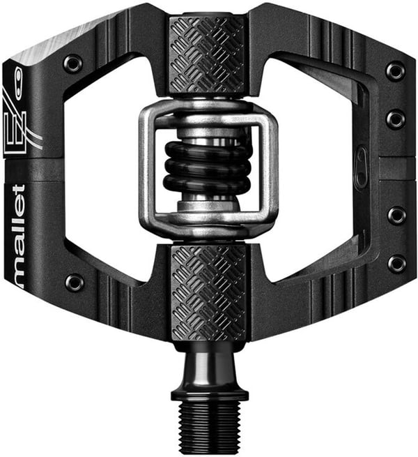 Crankbrothers Mallet E pedaler med klossar, svart