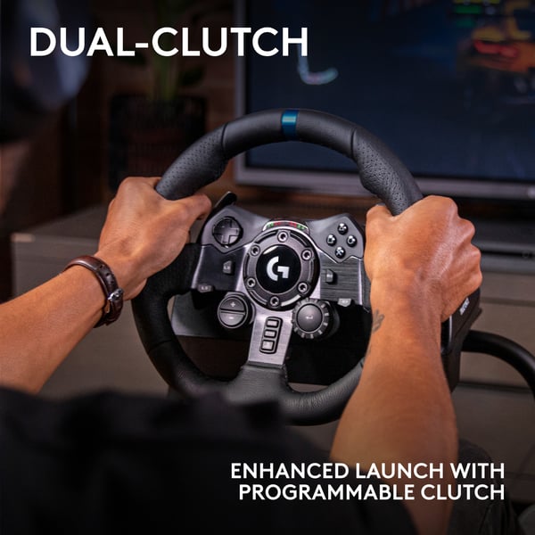 Logitech G923 TRUEFORCE Racing Wheel -rattkontroll och pedaler, PS5/PS4/PC