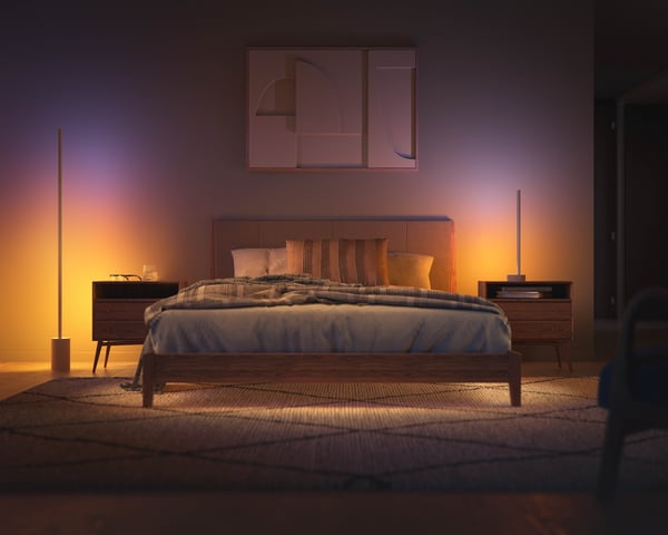 Philips Hue Gradient Signe ek -smartbordslampa, ek/vit