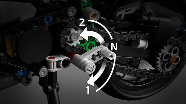 LEGO Technic Kawasaki Ninja H2R Motorcykel Set 42170