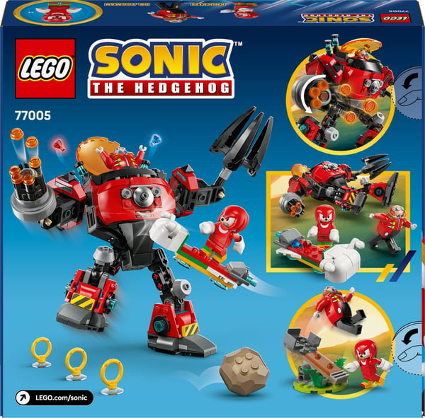 LEGO Sonic the Hedgehog 77005 - Knuckles mot Dr. Eggman och Egg Crusher-roboten