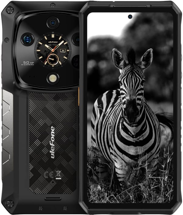 Ulefone Armor 28 Ultra-telefon, 1 TB/16 GB, svart