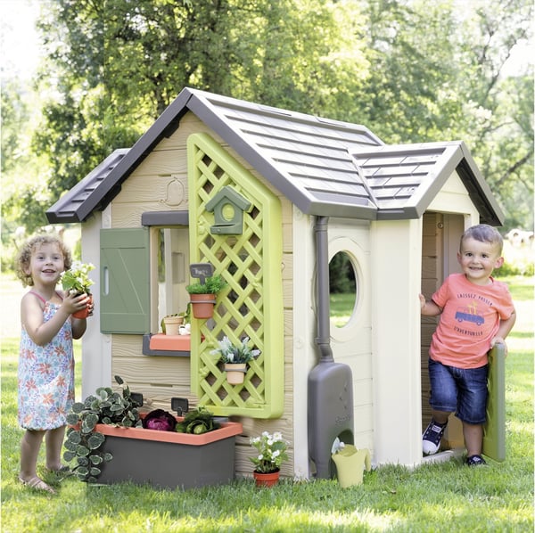 Smoby Life Garden House lilla trädgårdsmästarns lekstuga
