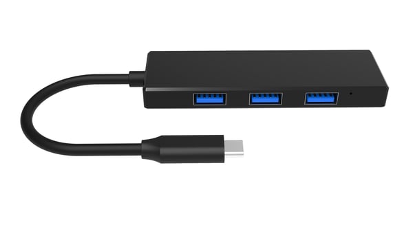 Fuj:tech USB-C-hubb, 4 portar