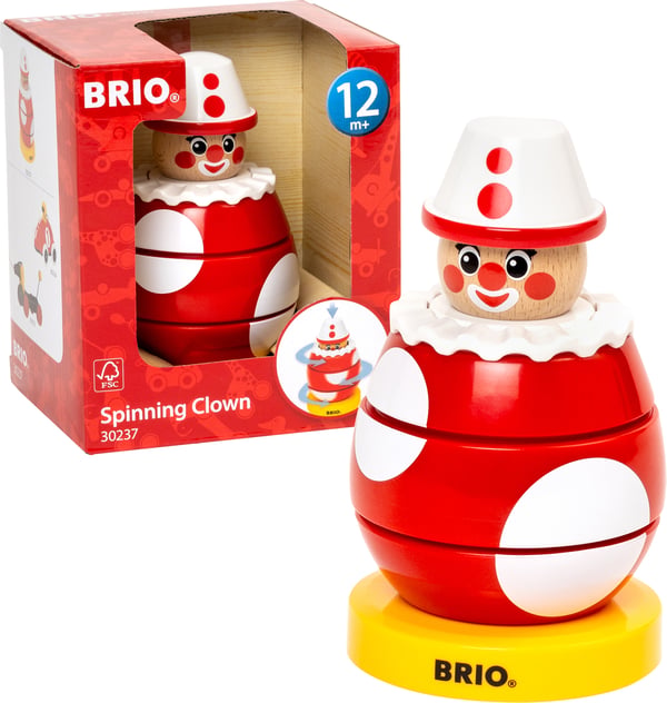BRIO Snurrande Clown