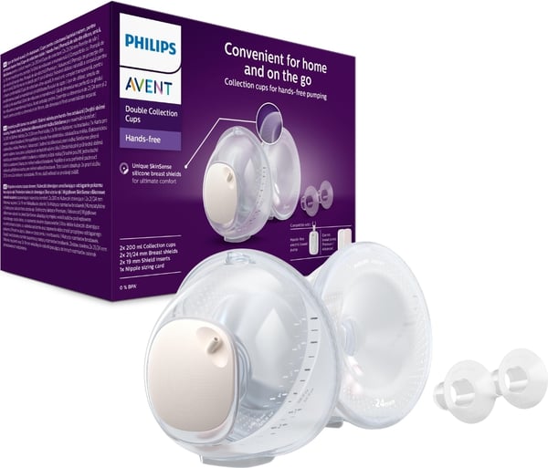 Philips Avent SCF439/01 Handsfree uppsamlingskoppar, 2 st