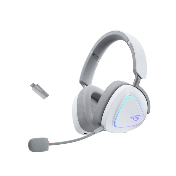 Asus ROG Delta II trådlösa gamingheadset, vit