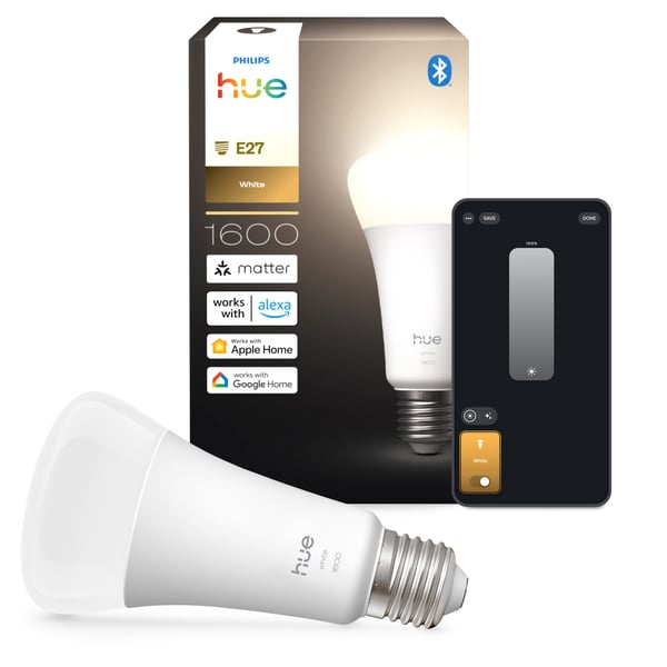 Philips Hue LED-smartlampa, White, E27, 1600 lm