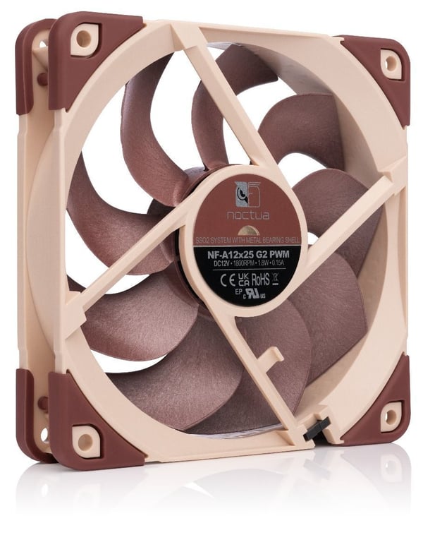 Noctua NF-A12x25 G2 PWM Premiumfläkt, 120x25mm
