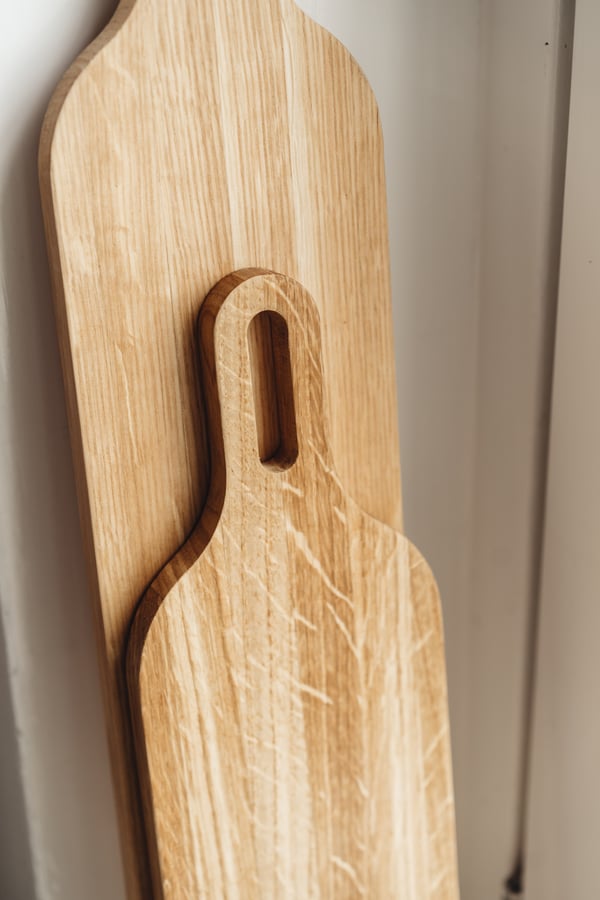 Heirol skärbräda, 44 x 12 x 1,5 cm, ek