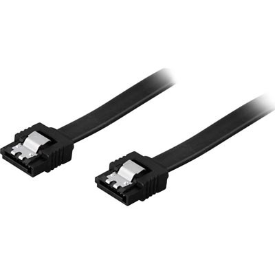 DELTACO SATA III -kabel, 50 cm, svart
