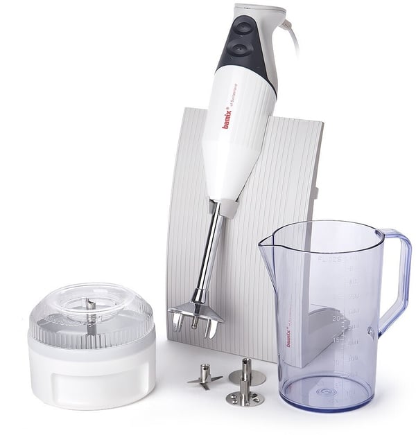 Bamix SwissLine M200-stavblender, hvid