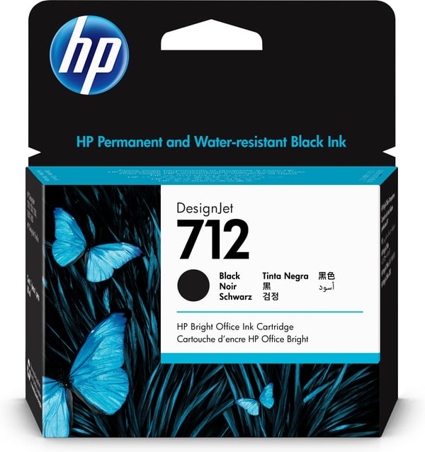 HP 712XL - bläckpatron, svart