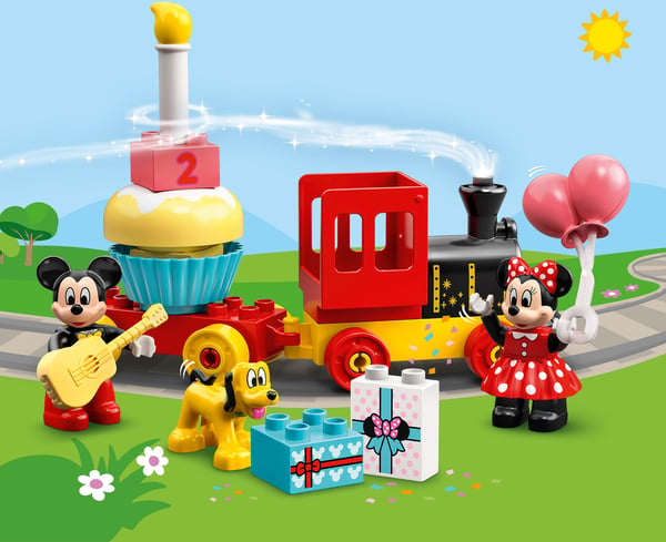 LEGO DUPLO ǀ Disney Musse och Mimmis födelsedagståg 10941 Byggleksak (22 delar)
