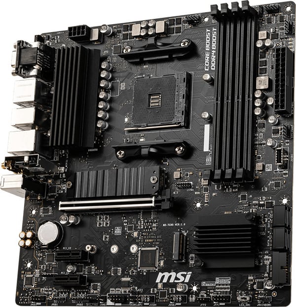 MSI B550M PRO-VDH WIFI mATX moderkort med AM4-socket