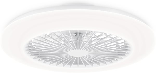 Philips Amigo Flat Fan Ceiling IR RD 20W+42W -fläktlampa, vit