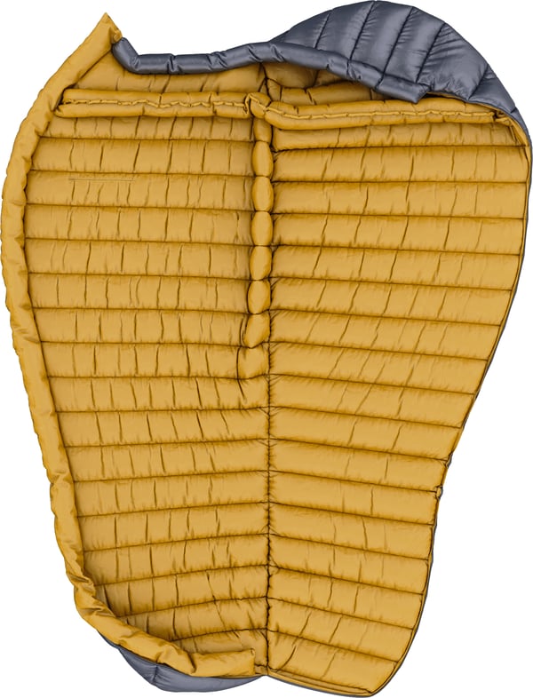 Hannah Loft 400 sovepose, grå, 185 cm