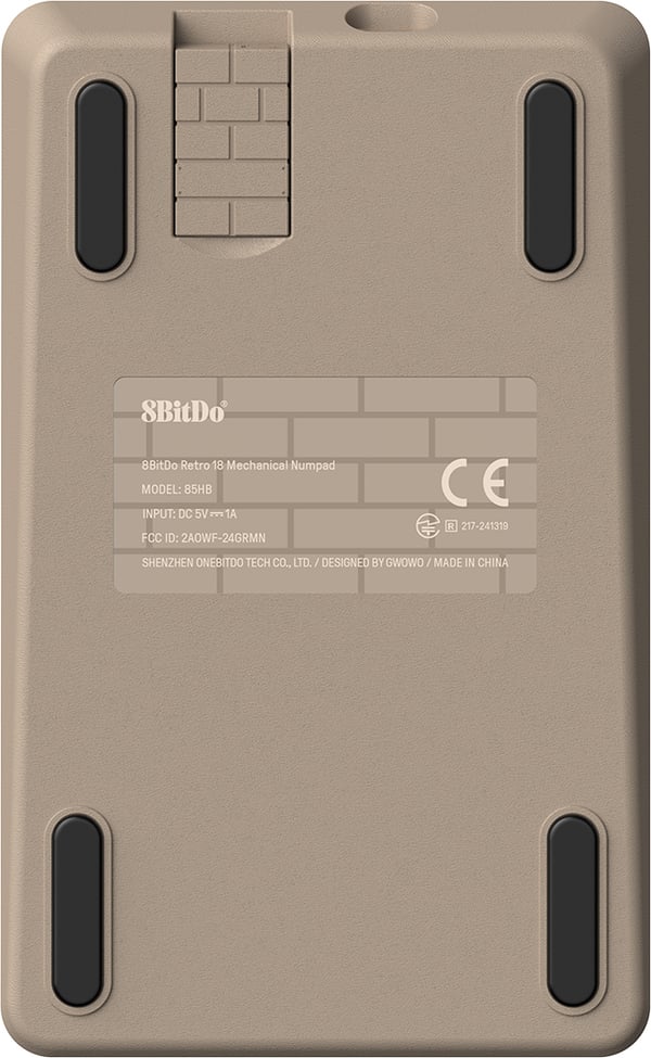 8BitDo Retro Mekaniskt Numpad – C64 Edition, Windows / Android