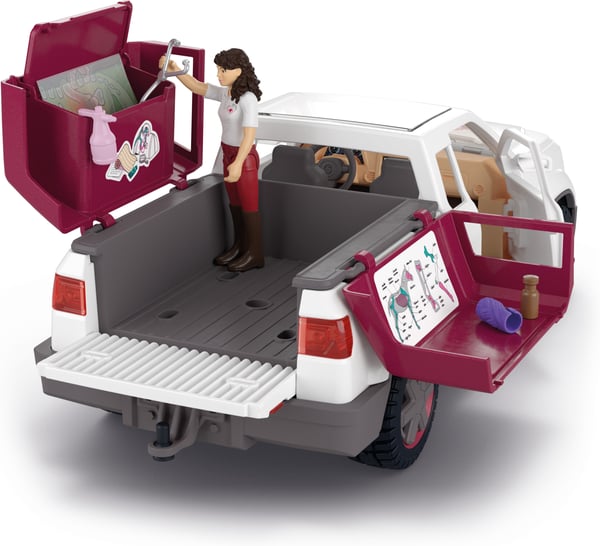 Schleich Horse Club 42704 Rörlig veterinär med släp