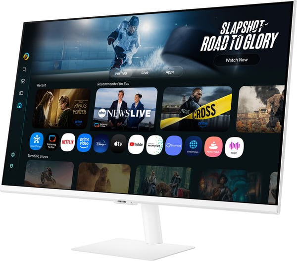 Samsung Smart Monitor M7 (M70F) 32" 4K-skärm, vit