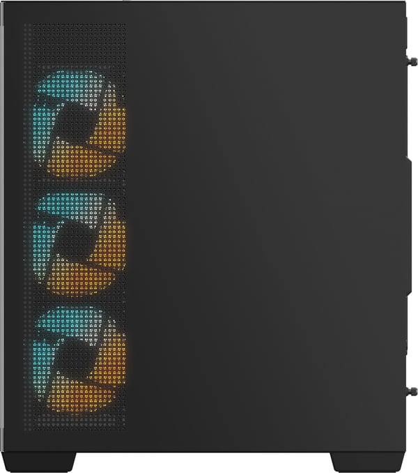 Gigabyte Panoramic Stealth GB-C500P ST ATX Mid-Tower chassi, svart