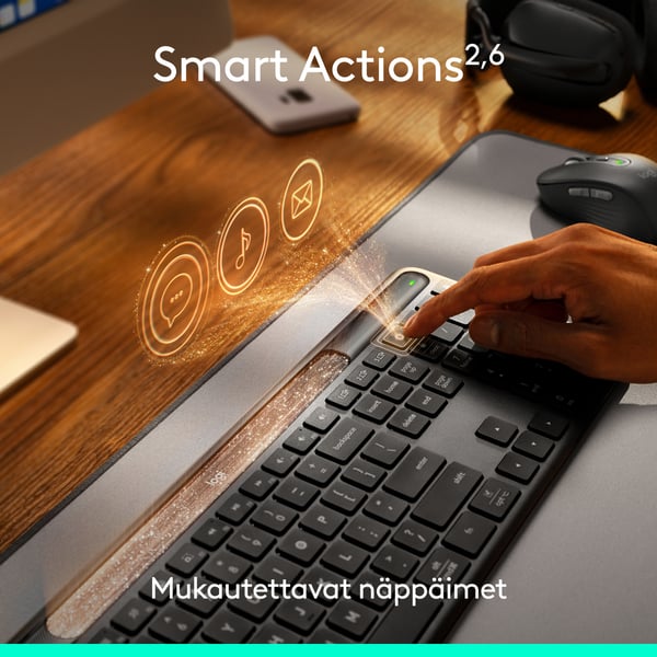 Logitech Signature Slim Solar+ trådlöst tangentbord