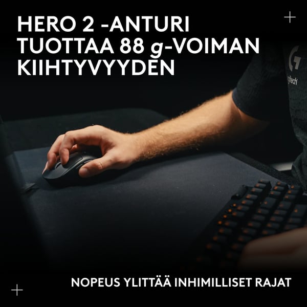 Logitech G Pro X Superlight 2c trådlös spelmus, vit