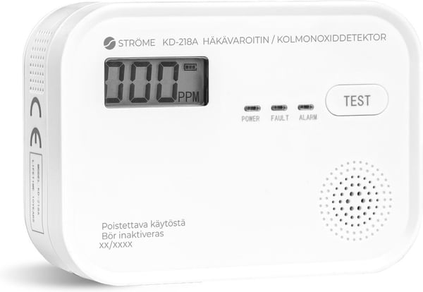 Ströme KD-218A kolmonoxidvarnare