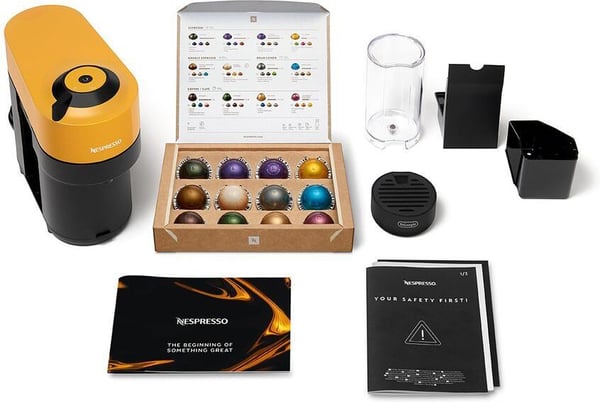 Nespresso Vertuo POP ENV90.Y -kapselmaskin, gul