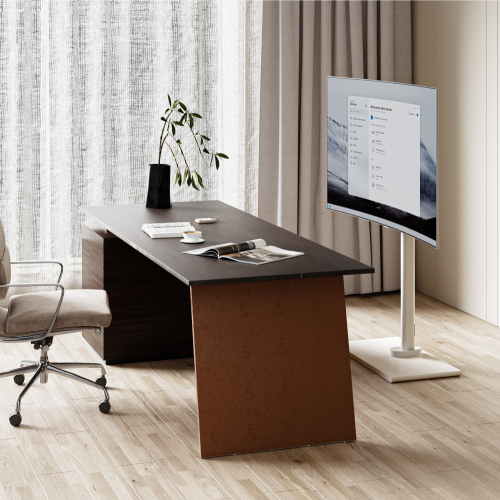Mozi Monolith - golvväska 23"-55" skärmar, vit