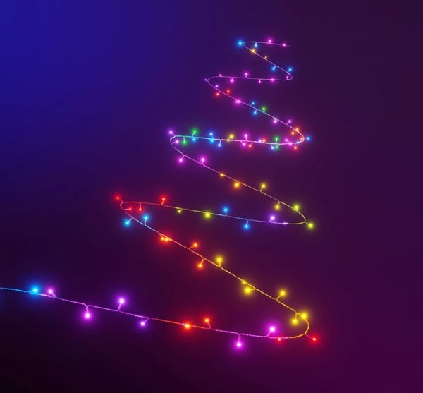 Nanoleaf Matter Holiday Ljusslinga, 250 LED, 20 m
