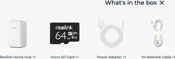Reolink Home Hub WiFi 6 centralenhet för övervakningskameror