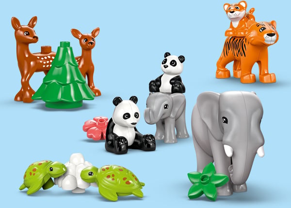 LEGO DUPLO Stad 10446 – 3-i-1 djurfamiljer