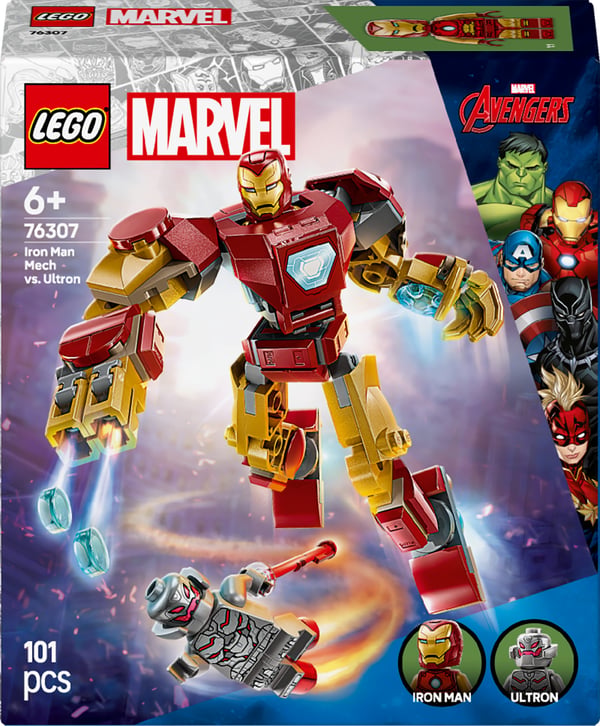 LEGO Superhjältar Marvel 76307 – Iron Man -robot mot Ultron
