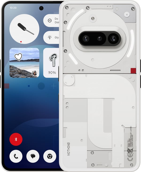 Nothing Phone (3a) mobil, 256/12 GB, vit
