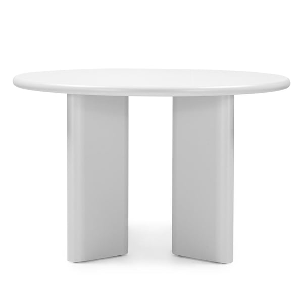 Ruokapöytä, MOLIQ, 120x120x75 cm, Beige Harmaa